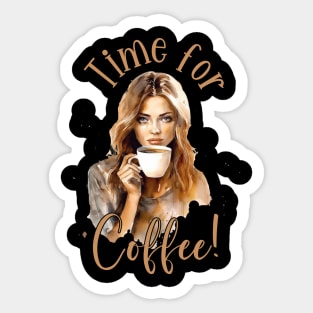 Time For Coffee Sticker